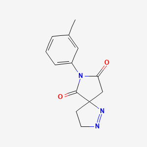 molecular formula C13H13N3O2 B4019030 7-(3-methylphenyl)-1,2,7-triazaspiro[4.4]non-1-ene-6,8-dione 