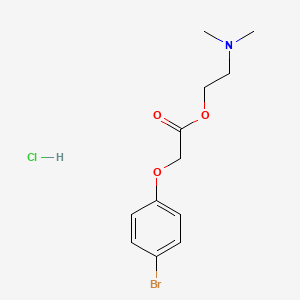 molecular formula C12H17BrClNO3 B4019303 2-(dimethylamino)ethyl (4-bromophenoxy)acetate hydrochloride 