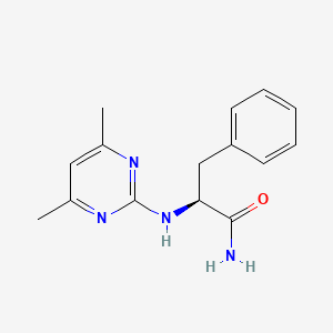 molecular formula C15H18N4O B4019512 N-(4,6-dimethyl-2-pyrimidinyl)-L-phenylalaninamide 