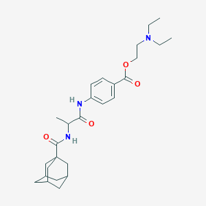 molecular formula C27H39N3O4 B4019545 2-(diethylamino)ethyl 4-{[N-(1-adamantylcarbonyl)alanyl]amino}benzoate 