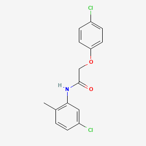 molecular formula C15H13Cl2NO2 B4019633 N-(5-chloro-2-methylphenyl)-2-(4-chlorophenoxy)acetamide 
