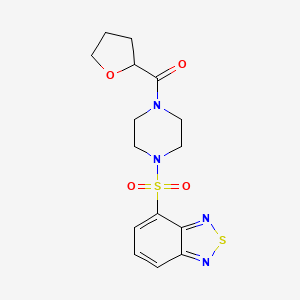 4-{[4-(tetrahydro-2-furanylcarbonyl)-1-piperazinyl]sulfonyl}-2,1,3-benzothiadiazole