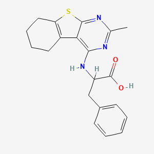 N-(2-methyl-5,6,7,8-tetrahydro[1]benzothieno[2,3-d]pyrimidin-4-yl)phenylalanine