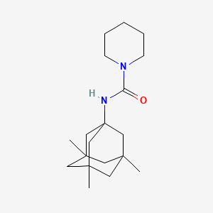 molecular formula C19H32N2O B4019891 N-(3,5,7-trimethyl-1-adamantyl)-1-piperidinecarboxamide 