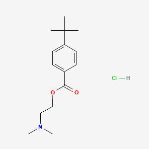 molecular formula C15H24ClNO2 B4020015 2-(dimethylamino)ethyl 4-tert-butylbenzoate hydrochloride 