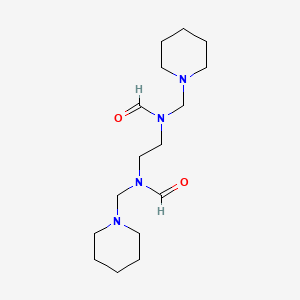 molecular formula C16H30N4O2 B4020027 1,2-ethanediylbis[(1-piperidinylmethyl)formamide] 
