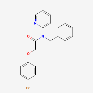 molecular formula C20H17BrN2O2 B4020229 N-benzyl-2-(4-bromophenoxy)-N-2-pyridinylacetamide 