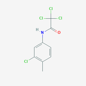 molecular formula C9H7Cl4NO B4020280 2,2,2-trichloro-N-(3-chloro-4-methylphenyl)acetamide 