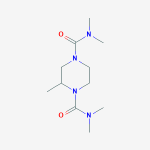 N,N,N',N',2-pentamethyl-1,4-piperazinedicarboxamide