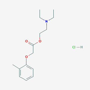 molecular formula C15H24ClNO3 B4020588 2-(diethylamino)ethyl (2-methylphenoxy)acetate hydrochloride 