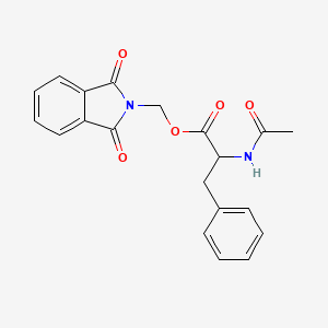 (1,3-dioxo-1,3-dihydro-2H-isoindol-2-yl)methyl N-acetylphenylalaninate