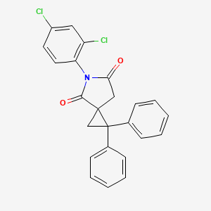 5-(2,4-dichlorophenyl)-1,1-diphenyl-5-azaspiro[2.4]heptane-4,6-dione