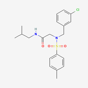 N~2~-(3-chlorobenzyl)-N~1~-isobutyl-N~2~-[(4-methylphenyl)sulfonyl]glycinamide