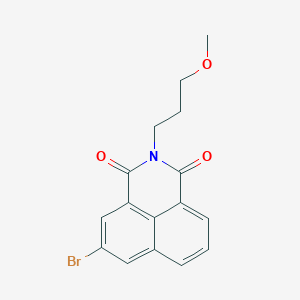 molecular formula C16H14BrNO3 B4021627 5-bromo-2-(3-methoxypropyl)-1H-benzo[de]isoquinoline-1,3(2H)-dione 