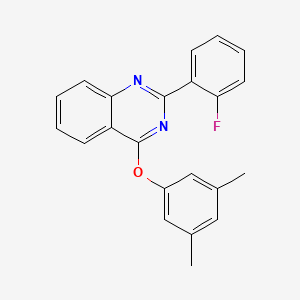 4-(3,5-dimethylphenoxy)-2-(2-fluorophenyl)quinazoline