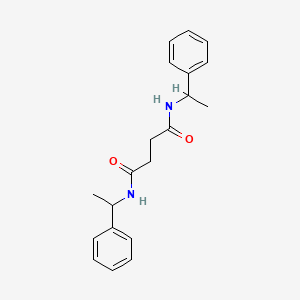 molecular formula C20H24N2O2 B4021650 N,N'-bis(1-phenylethyl)succinamide 