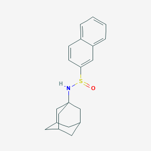 molecular formula C20H23NOS B4021766 N-1-adamantyl-2-naphthalenesulfinamide 
