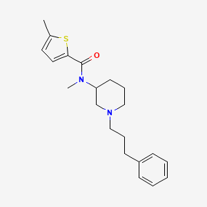 N,5-dimethyl-N-[1-(3-phenylpropyl)-3-piperidinyl]-2-thiophenecarboxamide
