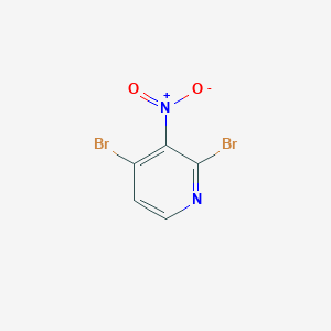 molecular formula C5H2Br2N2O2 B040219 2,4-二溴-3-硝基吡啶 CAS No. 121263-10-3