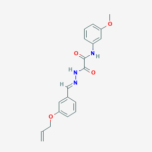 2-{2-[3-(allyloxy)benzylidene]hydrazino}-N-(3-methoxyphenyl)-2-oxoacetamide