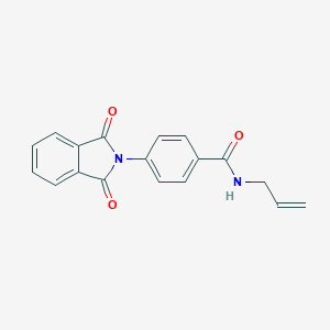 molecular formula C18H14N2O3 B402197 N-allyl-4-(1,3-dioxo-1,3-dihydro-2H-isoindol-2-yl)benzamide 
