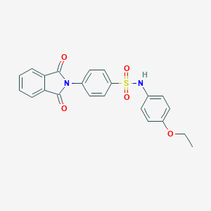 molecular formula C22H18N2O5S B402201 4-(1,3-dioxo-1,3-dihydro-2H-isoindol-2-yl)-N-(4-ethoxyphenyl)benzenesulfonamide 