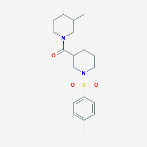 3-methyl-1-({1-[(4-methylphenyl)sulfonyl]-3-piperidinyl}carbonyl)piperidine