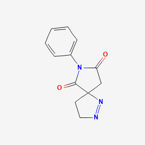molecular formula C12H11N3O2 B4022210 7-苯基-1,2,7-三氮杂螺[4.4]壬-1-烯-6,8-二酮 
