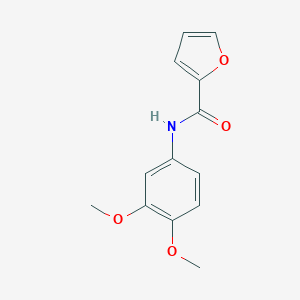 molecular formula C13H13NO4 B402222 N-(3,4-dimethoxyphenyl)furan-2-carboxamide 