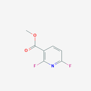 molecular formula C7H5F2NO2 B040223 Methyl 2,6-difluoropyridine-3-carboxylate CAS No. 117671-02-0