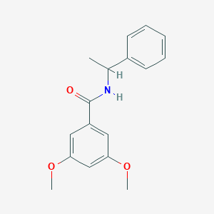 molecular formula C17H19NO3 B402236 3,5-dimethoxy-N-(1-phenylethyl)benzamide CAS No. 289632-36-6