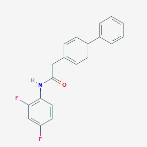 molecular formula C20H15F2NO B402239 2-(biphenyl-4-yl)-N-(2,4-difluorophenyl)acetamide 