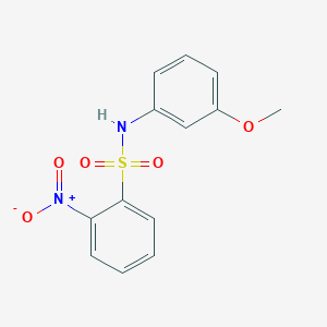 molecular formula C13H12N2O5S B402240 N-(3-methoxyphenyl)-2-nitrobenzenesulfonamide CAS No. 63228-65-9