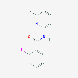 molecular formula C13H11IN2O B402241 2-iodo-N-(6-methyl-2-pyridinyl)benzamide 