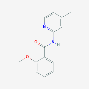 molecular formula C14H14N2O2 B402243 2-methoxy-N-(4-methylpyridin-2-yl)benzamide CAS No. 33120-26-2