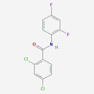 molecular formula C13H7Cl2F2NO B402244 2,4-dichloro-N-(2,4-difluorophenyl)benzamide 