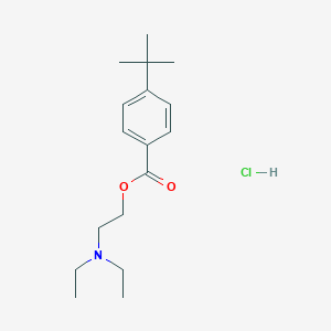 molecular formula C17H28ClNO2 B4022444 2-(diethylamino)ethyl 4-tert-butylbenzoate hydrochloride 