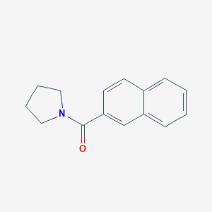 molecular formula C15H15NO B402251 Naphthalen-2-yl-pyrrolidin-1-yl-methanone 