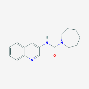 molecular formula C16H19N3O B4022735 N-3-quinolinyl-1-azepanecarboxamide 