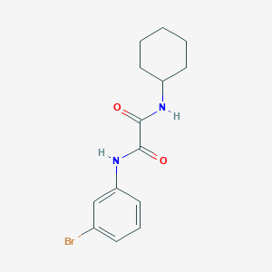 molecular formula C14H17BrN2O2 B402279 N~1~-(3-bromophenyl)-N~2~-cyclohexylethanediamide 