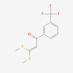 B040233 3,3-Bis(methylsulfanyl)-1-[3-(trifluoromethyl)phenyl]prop-2-EN-1-one CAS No. 116609-88-2