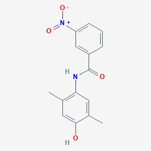 molecular formula C15H14N2O4 B4023551 N-(4-hydroxy-2,5-dimethylphenyl)-3-nitrobenzamide 
