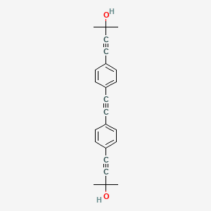 molecular formula C24H22O2 B4023660 4,4'-(1,2-ethynediyldi-4,1-phenylene)bis(2-methyl-3-butyn-2-ol) CAS No. 190143-09-0