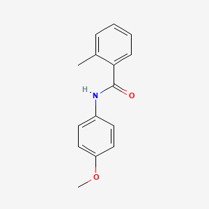 molecular formula C15H15NO2 B4023798 N-(4-甲氧基苯基)-2-甲基苯甲酰胺 