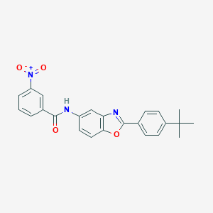 N-[2-(4-tert-Butyl-phenyl)-benzooxazol-5-yl]-3-nitro-benzamide