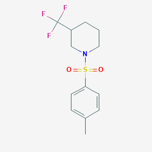 1-(4-Methylphenyl)sulfonyl-3-(trifluoromethyl)piperidine