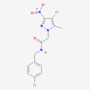 N-(4-Chloro-benzyl)-2-(4-chloro-5-methyl-3-nitro-pyrazol-1-yl)-acetamide