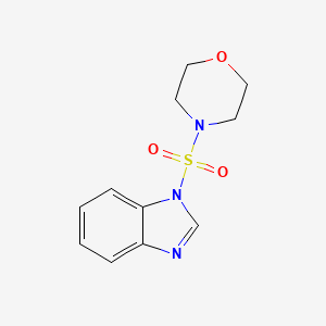 molecular formula C11H13N3O3S B4023873 1-(4-morpholinylsulfonyl)-1H-benzimidazole 