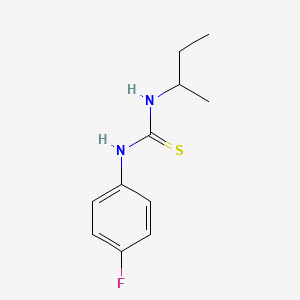 molecular formula C11H15FN2S B4023922 N-(sec-butyl)-N'-(4-fluorophenyl)thiourea 