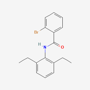 molecular formula C17H18BrNO B4024002 2-bromo-N-(2,6-diethylphenyl)benzamide 